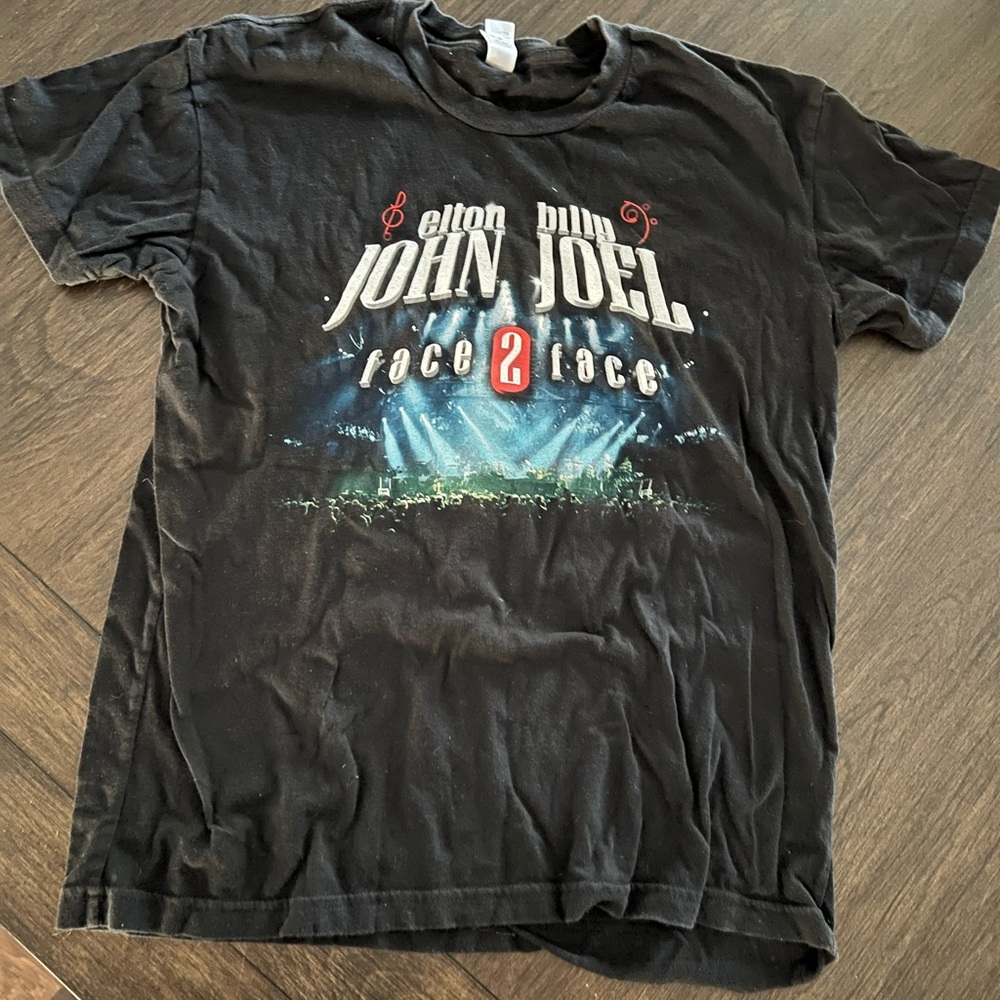 Elton John Billy Joel 2008 Tour T Shirt